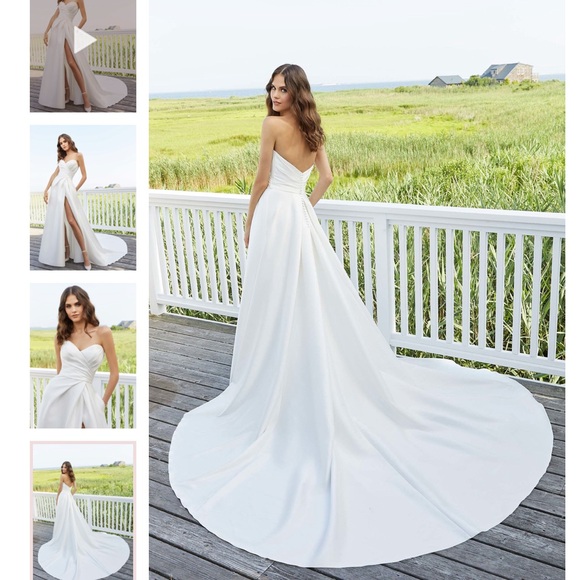 Morilee Wedding Dress (Used Once) - Picture 9 of 11